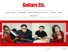 Tablet Screenshot of guitarsetcathens.com